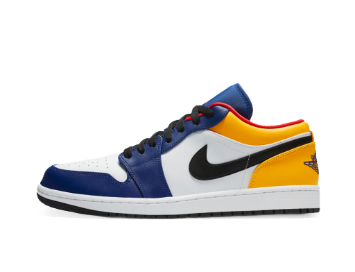 Кросівки та взуття Jordan Air Jordan 1 Low "White Deep Royal Blue" білий | 553558-123