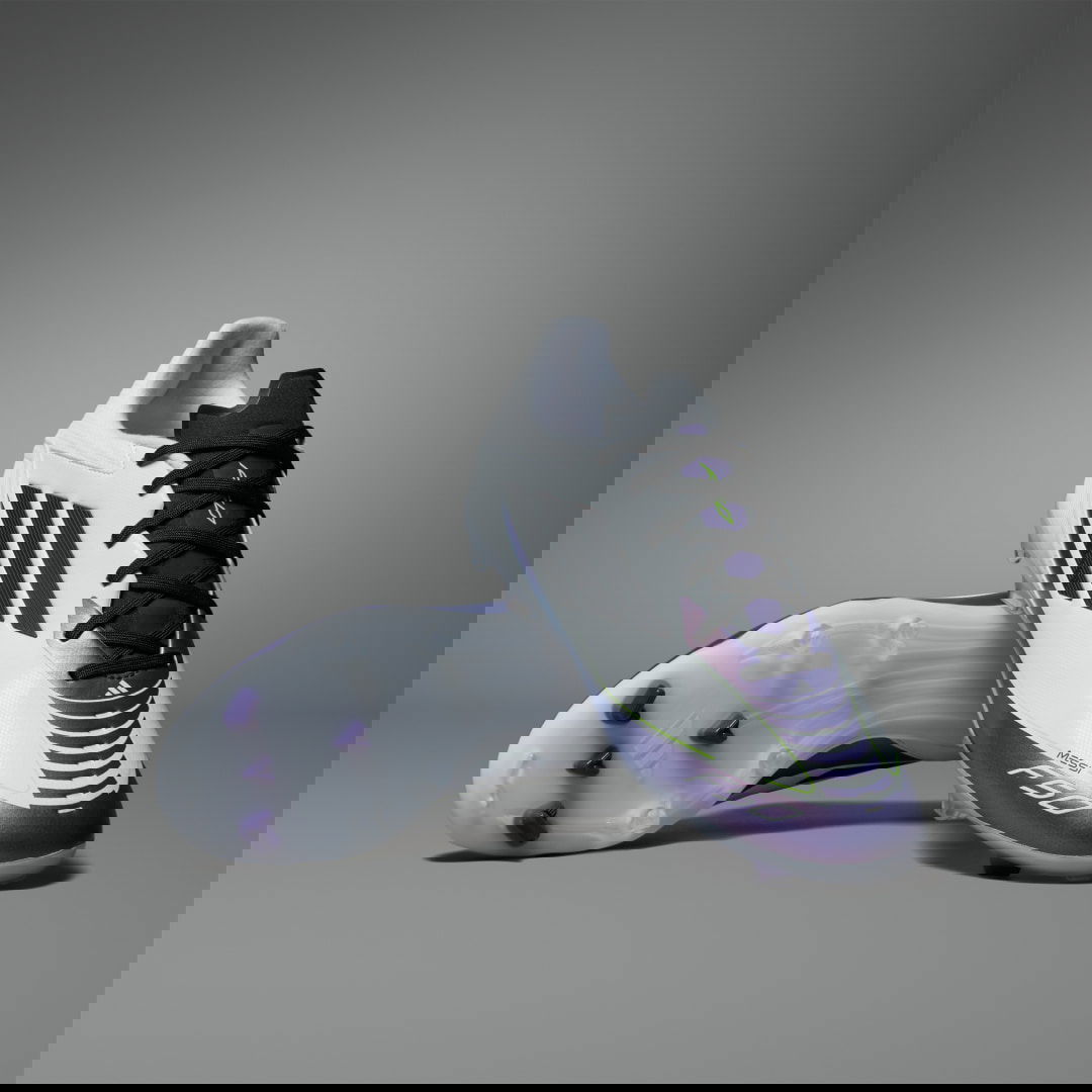 Кросівки та взуття adidas Performance F50 League Messi Firm/Multi-Ground білий | IE9073, 0