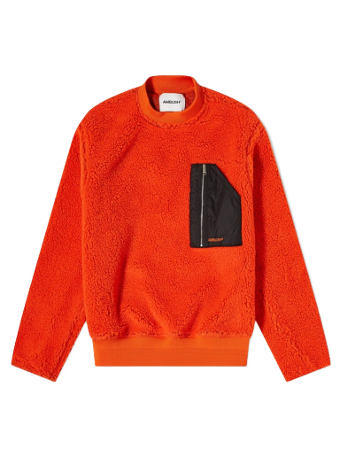 Cветр Ambush Pocket Polar Fleece Crewneck Червоний | BMEA013F21FAB0012222