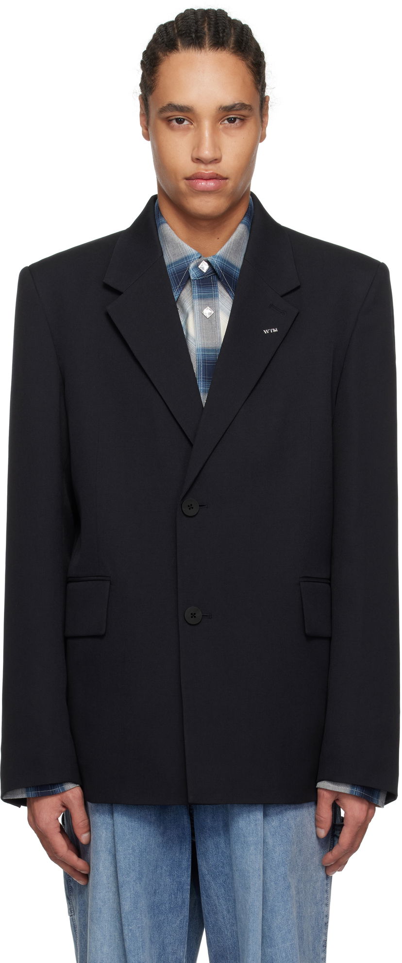 Куртка WOOYOUNGMI Wooyoungmi Single-Breasted Wool Blazer чорний | W251CJ01