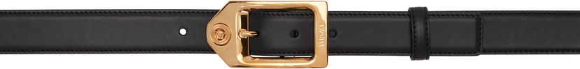 Ремені Versace Versace Medusa Biggie Leather Belt 3 CM чорний | 1018810_DVTP1