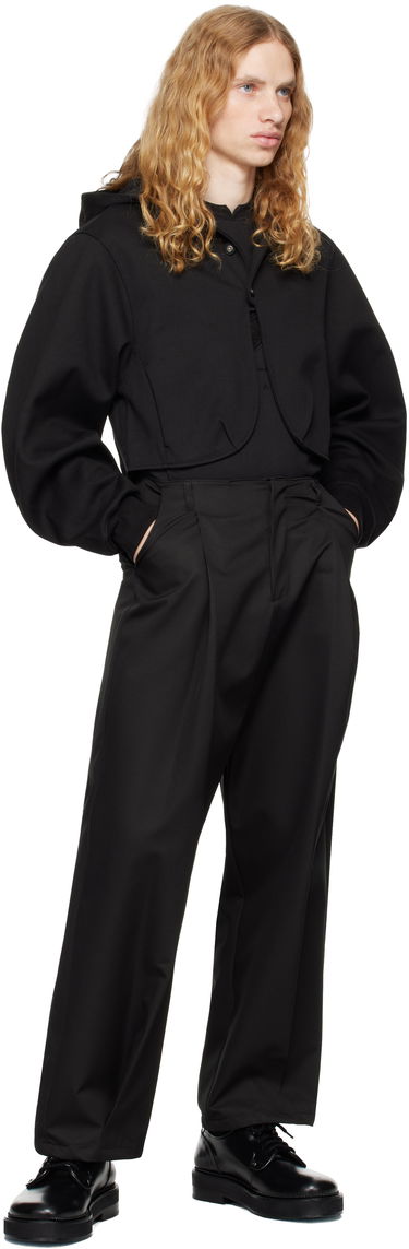 Штани ADER ERROR Black Wide Leg Trousers чорний | BN01FWSA0212BK, 3