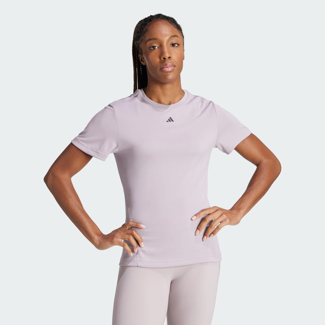 Футболка adidas Performance Designed for Training HEAT.RDY HIIT Tee Фіолетовий | IU1122, 0
