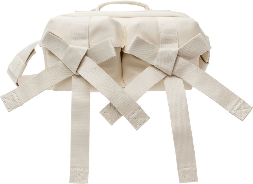 Поясна сумка Simone Rocha Simone Rocha Beaded Classic Bow Crossbody Bag білий | BAG149B 0761