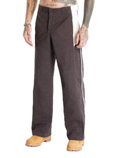 Штани HERON PRESTON Vintage Wash Canvas Trousers Коричневий | HMCG010F23FAB0036000
