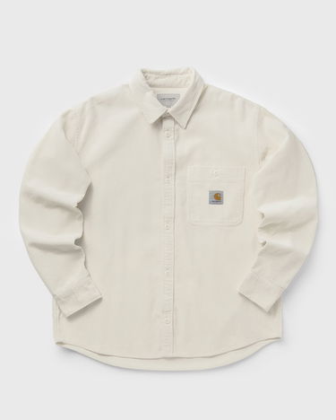 Сорочка Carhartt WIP Long Sleeve Flint Corduroy Button-Up Shirt with Chest Pocket бежевий | I035837-1NG.XX, 1