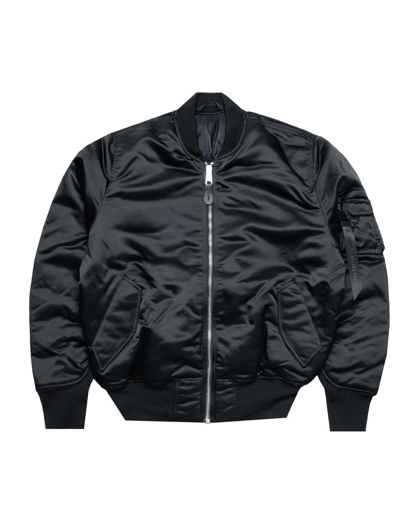 Куртка бомбер Alpha Industries MA-1 Flight Jacket чорний | 756111-03