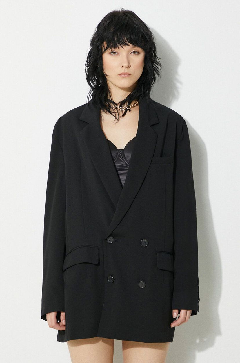 Пальто UNDERCOVER Undercover Double-Breasted Blazer чорний | UC1D1107.2