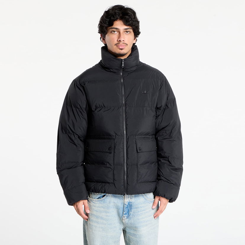 Пуховик adidas Originals Originals Synthetic Down Puffer Jacket чорний | JW5815
