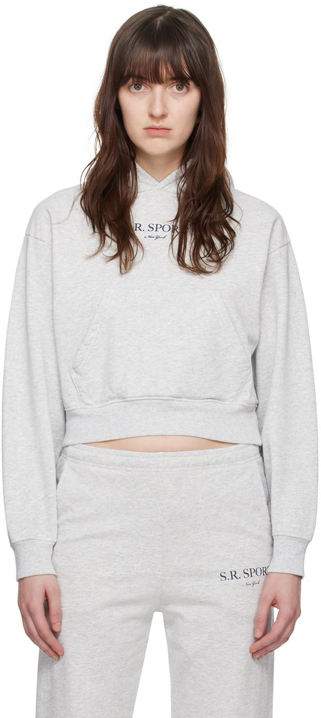 Світшоти Sporty & Rich 'S.R. Sport' Hoodie Сірий | HCAW2326HG