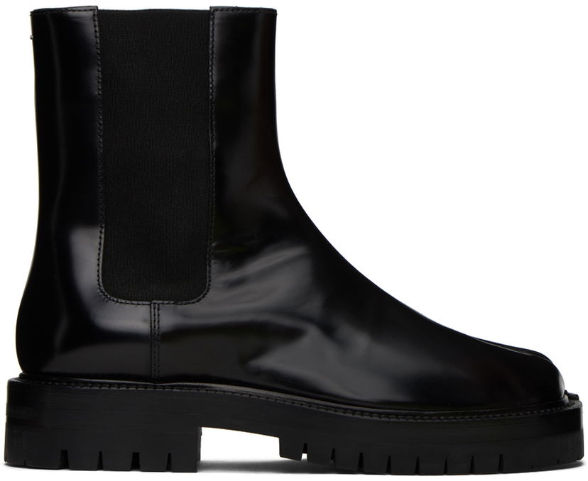 Кросівки та взуття Maison Margiela Tabi County Chelsea Boots "Black" чорний | S58WU0409 P3827
