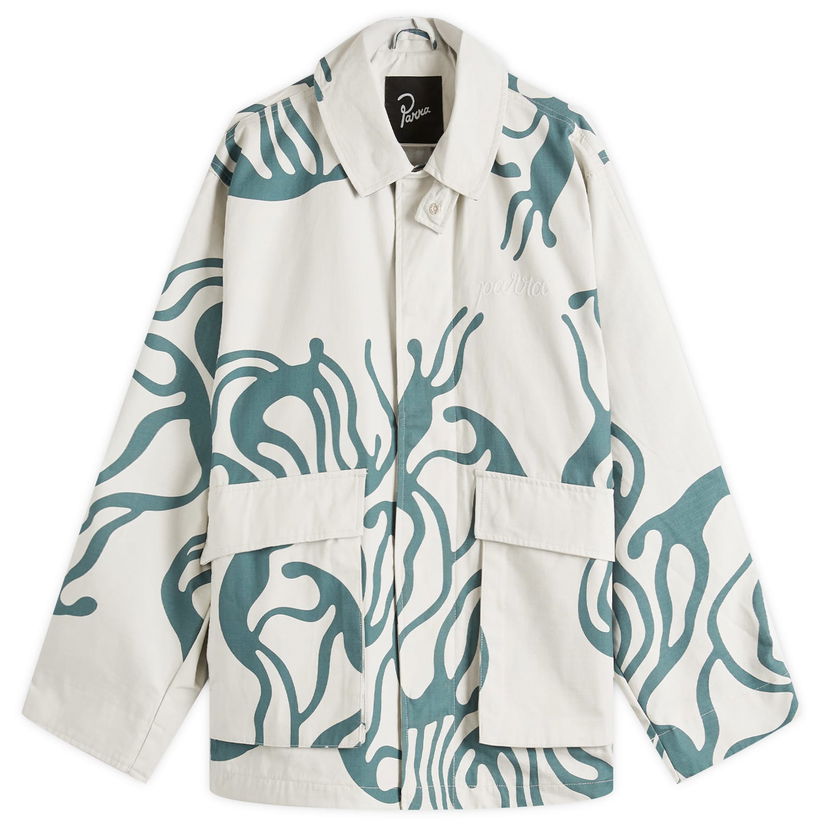 Парка By Parra Parra Half Blob Hunting Jacket, Size Large білий | 53245-GRY