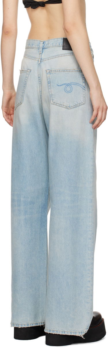 Джинси R13 R13 Damon Pleated Jeans Синій | R13W3147-897A, 2