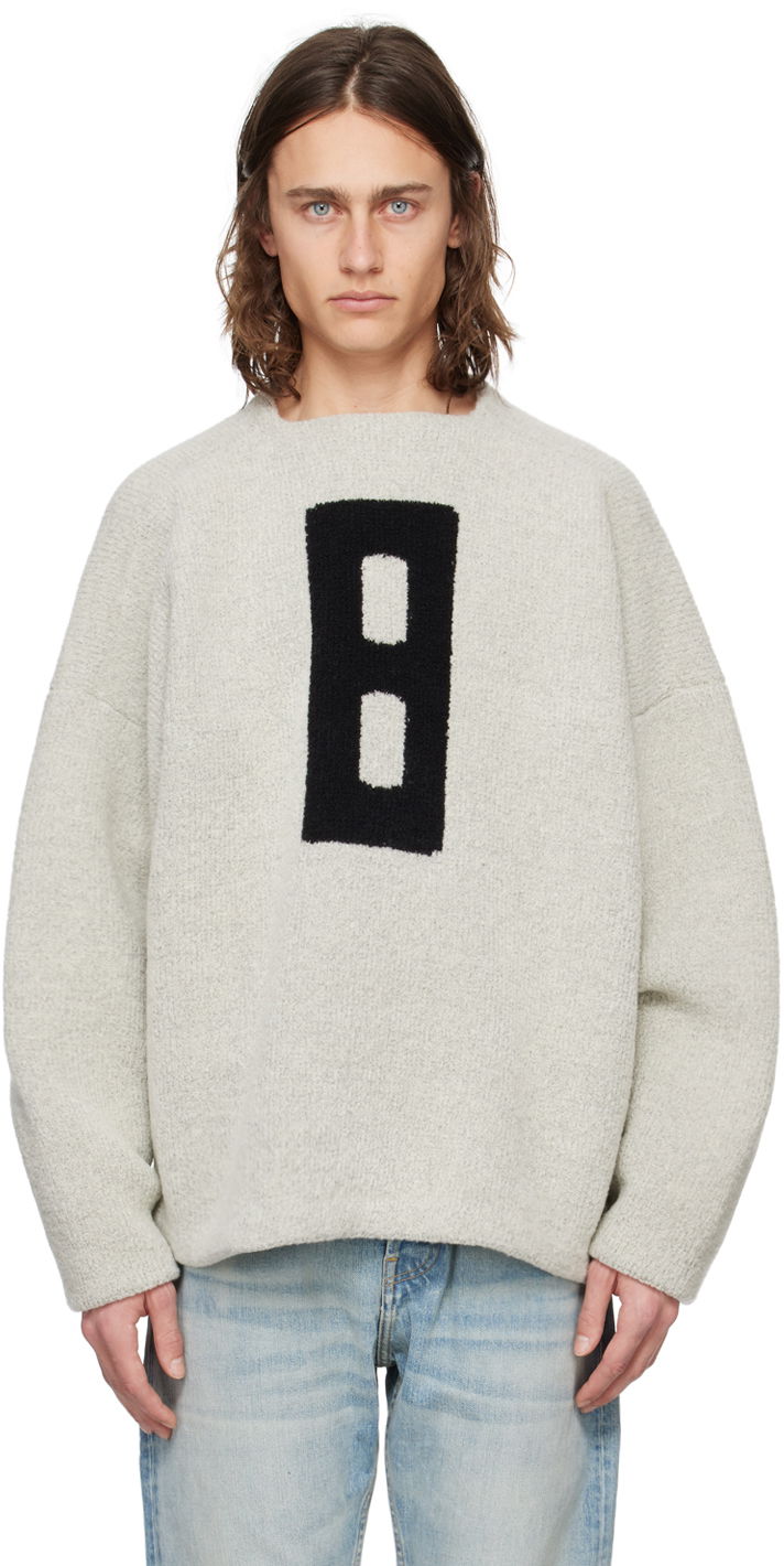 Cветр Fear of God Gray Jacquard Sweater Сірий | FG820-0127WOL