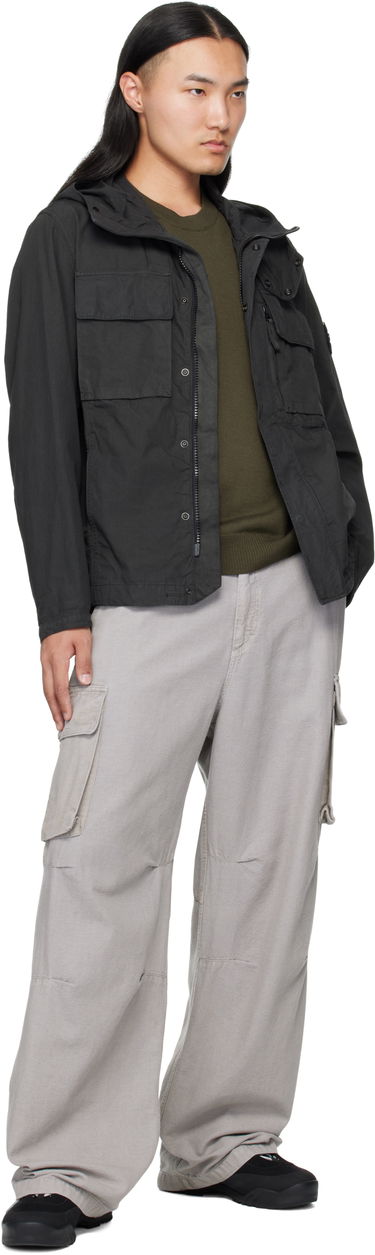 Куртка Stone Island Canvas Weave Cotton Jacket чорний | K2S15 Q100012 S0240, 4