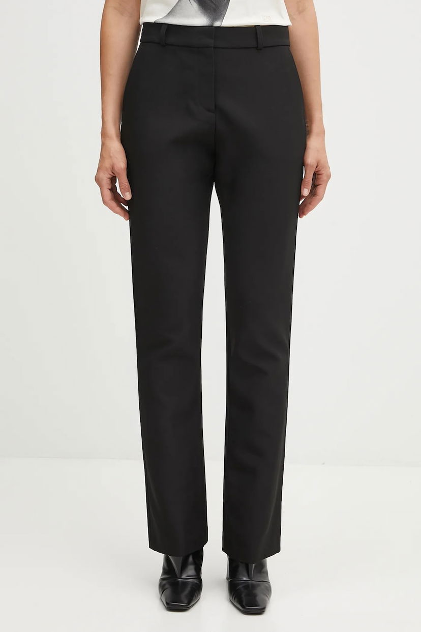 Штани Coperni Coperni Boyfriend High-Waist Trousers чорний | COPP117F3004