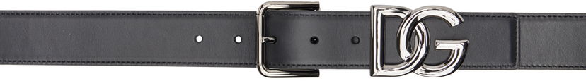 Ремені Dolce & Gabbana Black DG Belt чорний | BC4776AW576