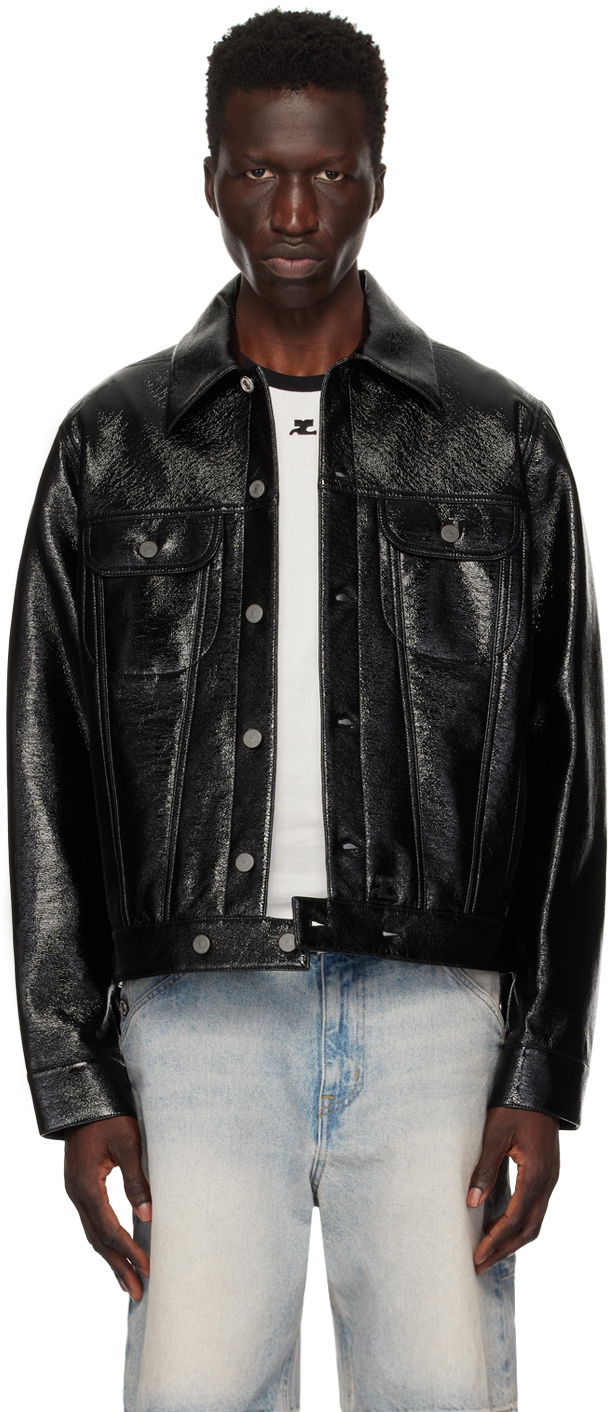 Куртка Courrèges Courrèges Trucker Jacket чорний | VESCBL063VY0014