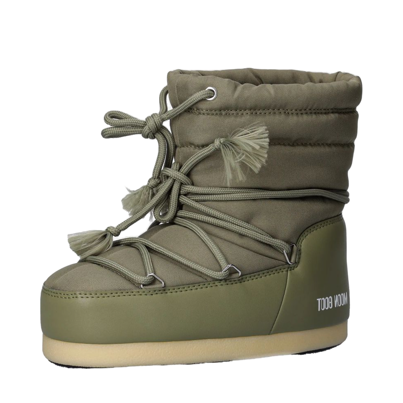Кросівки та взуття Moon Boot Nylon Winter Boots Зелений | 80D1470010.M006