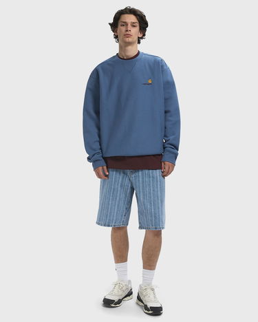 Світшоти Carhartt WIP Carhartt Script Sweatshirt Синій | I025475-1YI.XX, 1