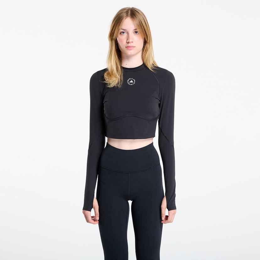 Кроп-топи adidas Performance Stella McCartney Training Longsleeve Crop Black чорний | JW4566