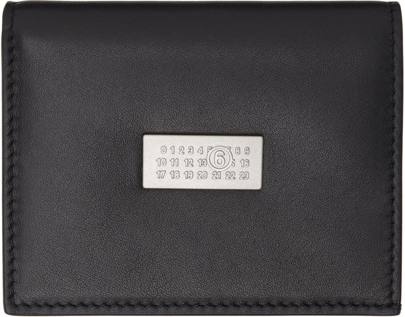 Гаманець Maison Margiela MM6 Maison Margiela Leather Bifold Wallet чорний | SA5UI0015 P7258