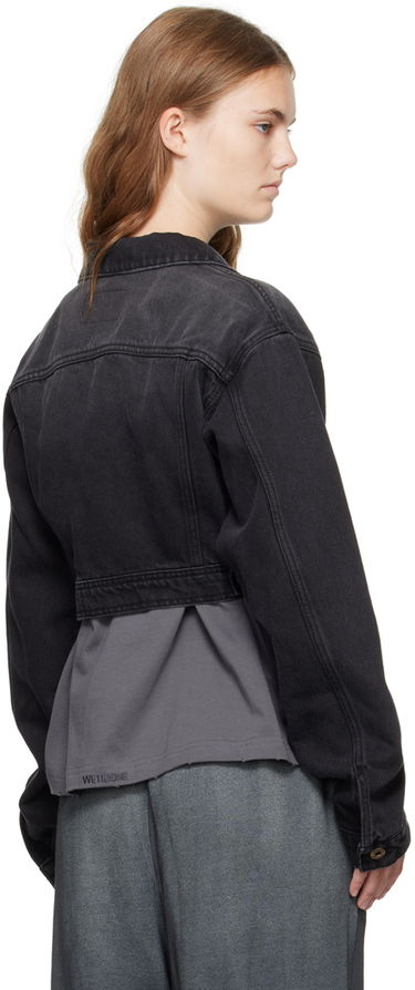 Куртка We11done We11done Cropped Denim Jacket чорний | WD-DJ2-24-337-W-BK, 2