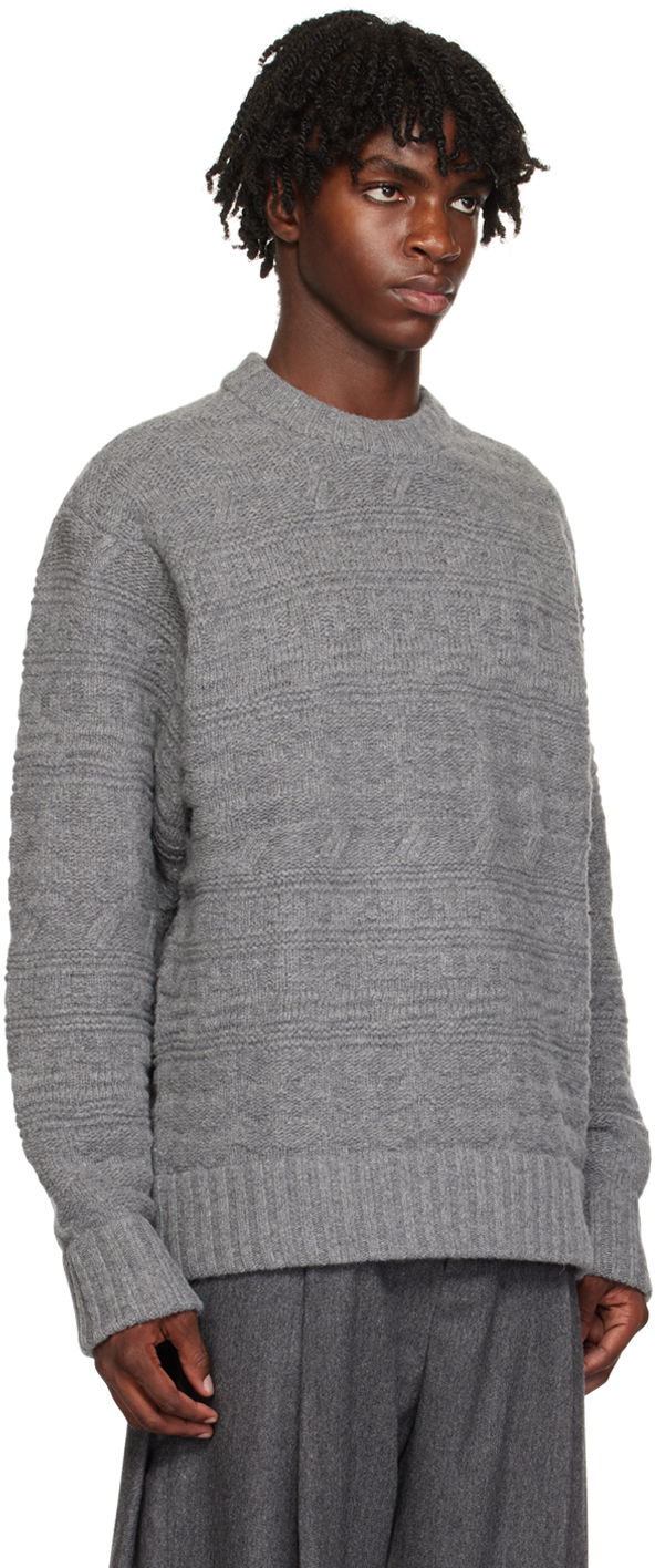Cветр ADER ERROR Oversized Sweater Сірий | BMADFWKT0305GR, 1