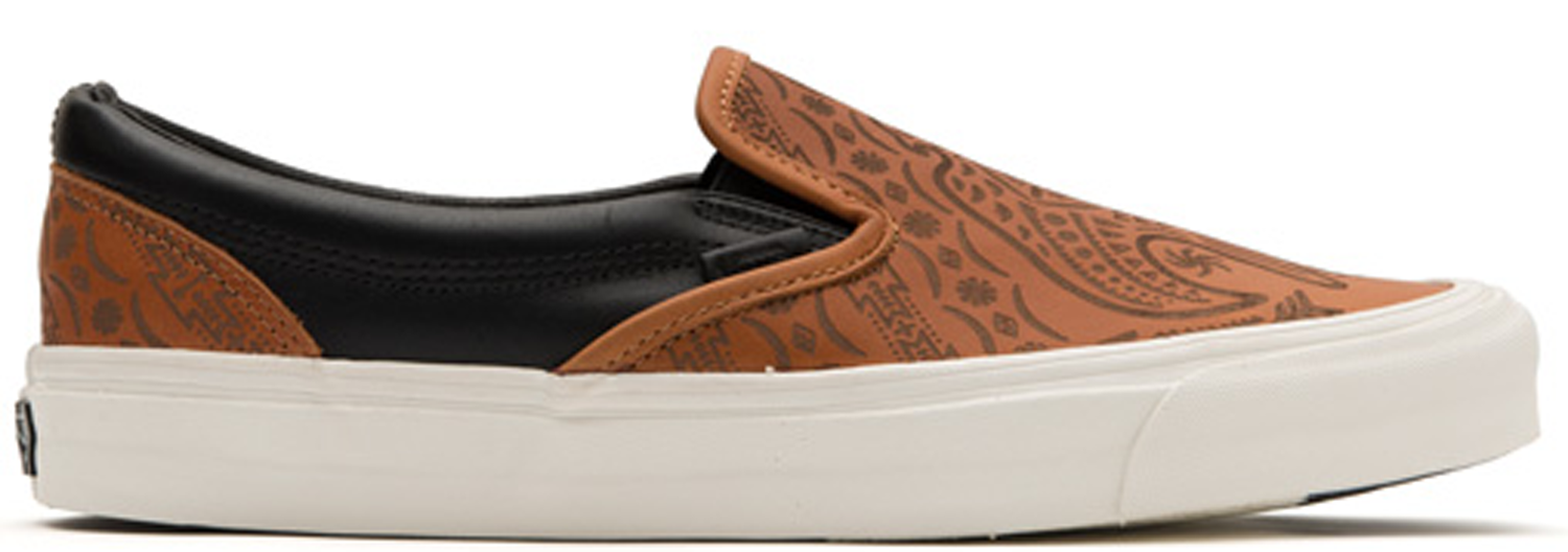 Кросівки та взуття Vans Slip-On Taka Hayashi x Brooks Tortoise Shell Коричневий | VN0A2Y36KCW, 0