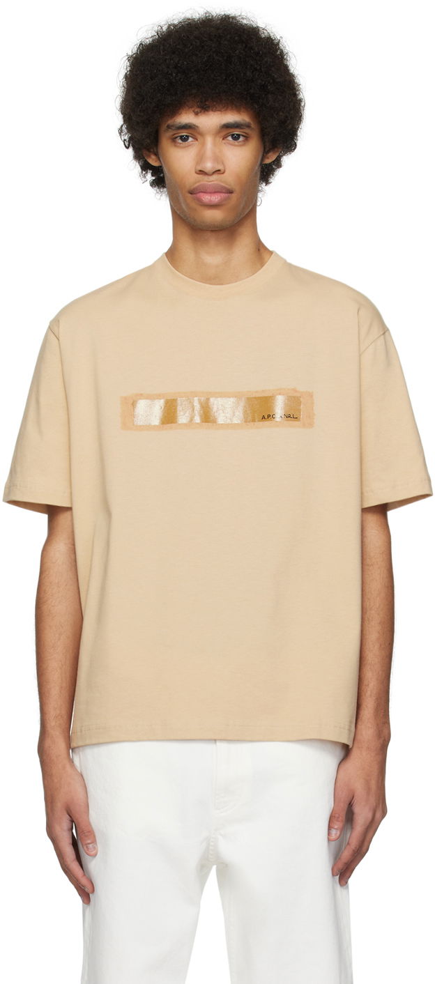Футболка A.P.C. Natacha Ramsay Jean T-Shirt бежевий | COGYK-H26372