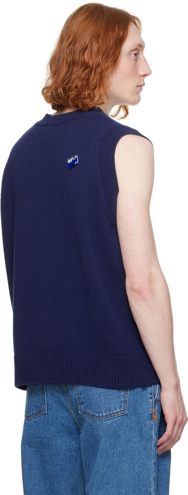 Cветр ADER ERROR Wool Knit Vest Синій | BMSGFYKT0201NV, 2