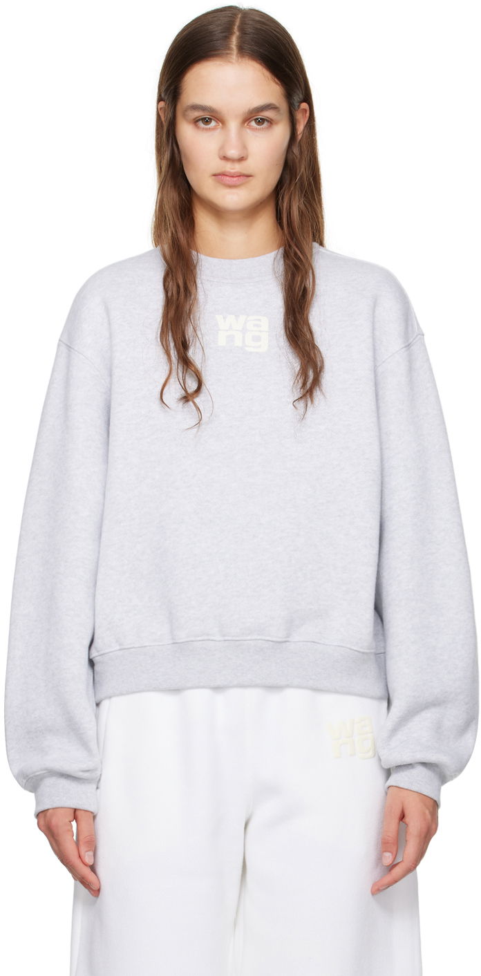 Світшоти Alexander Wang Crewneck Sweatshirt Сірий | 4CC3221360