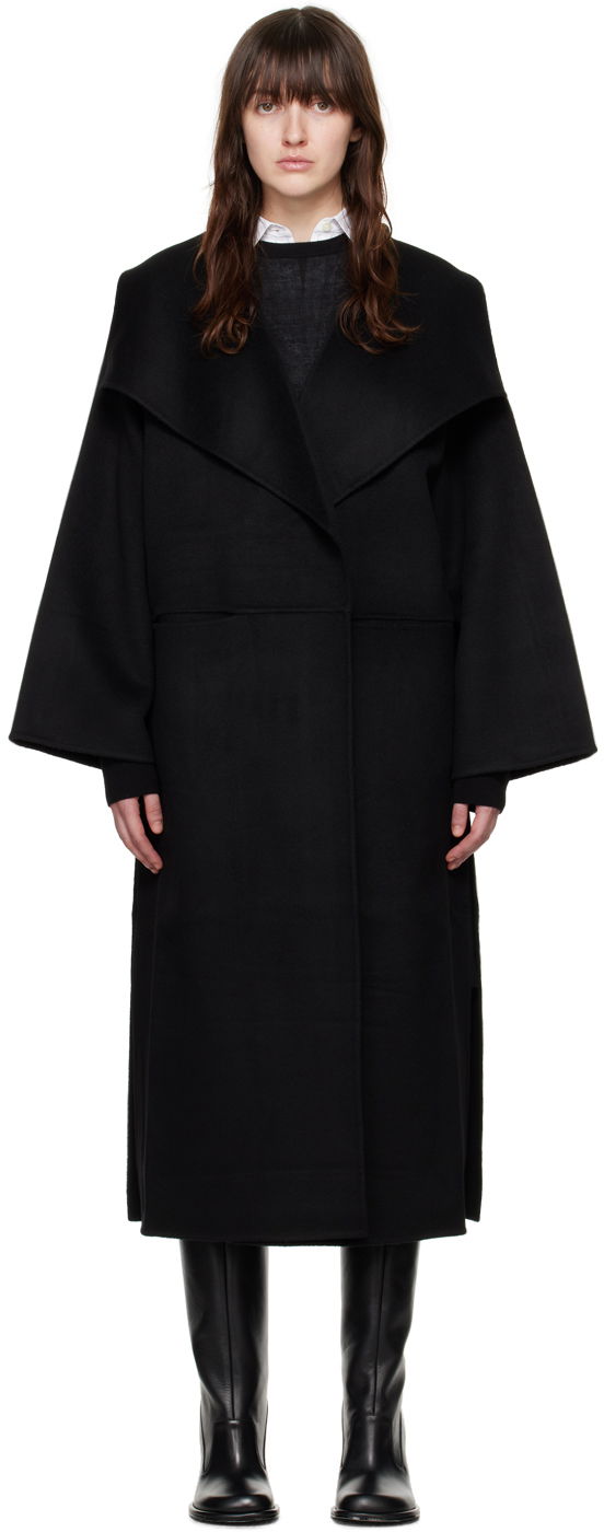 Пальто TOTEME Signature Wool Oversized Coat чорний | 211-110-717
