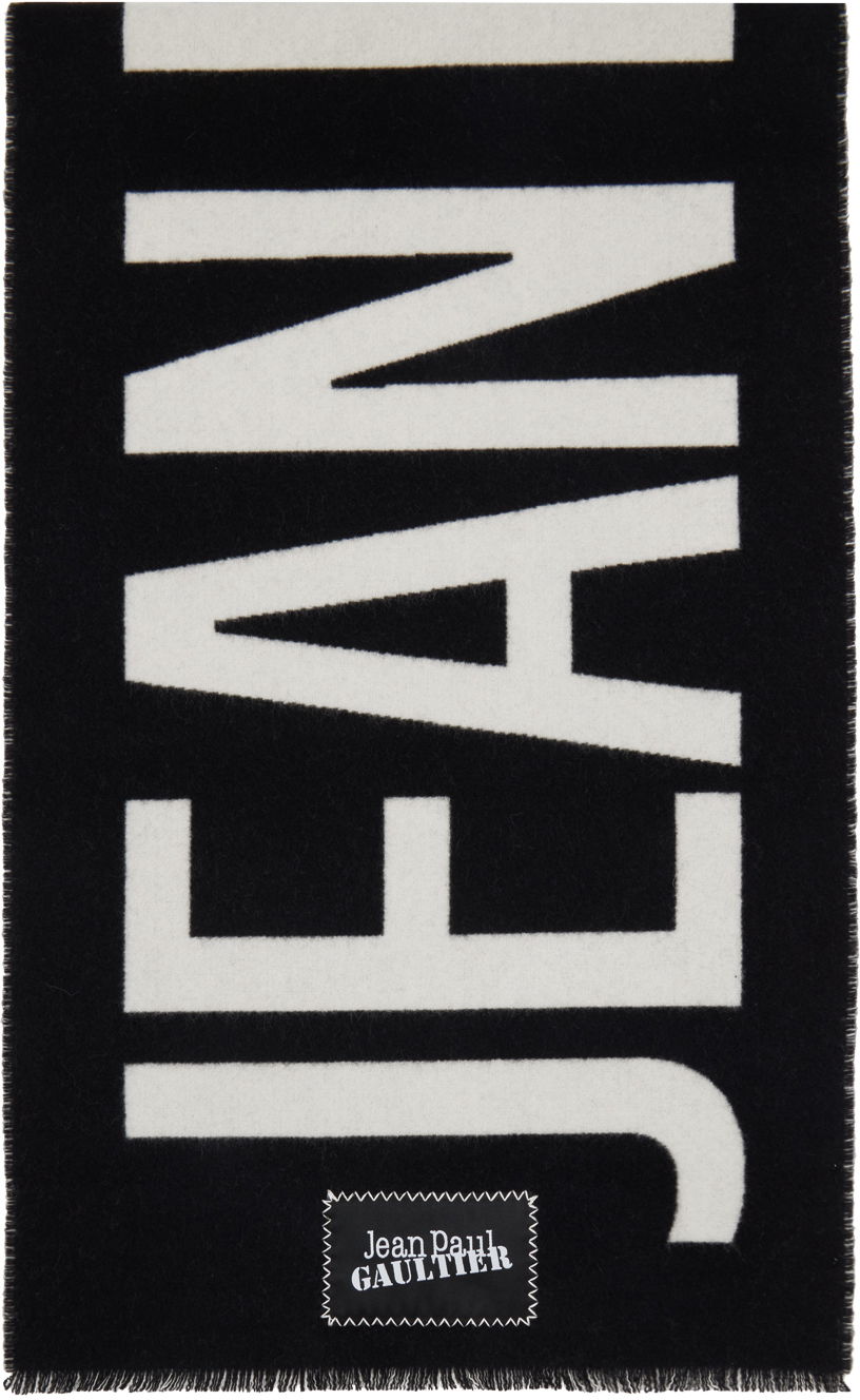 Шарф Jean Paul Gaultier Gaultier 'The Jean Paul Gaultier' Logo Scarf чорний | 24/30-U-EC035P-C549-0001