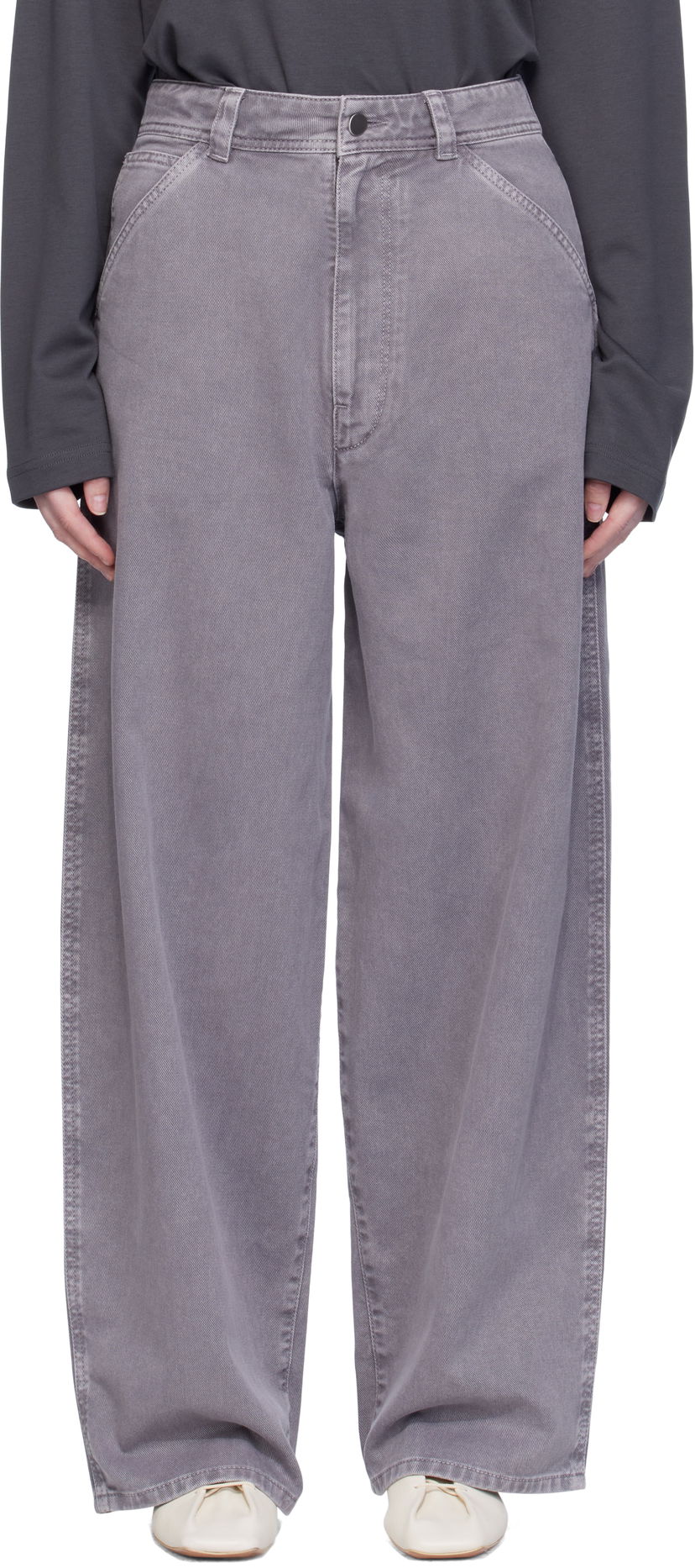 Джинси LEMAIRE Lemaire Large Jeans Сірий | PA1224 LD1063