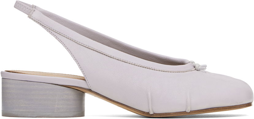Кросівки та взуття Maison Margiela Maison Margiela Tabi Ballerina Slingback Heels Фіолетовий | S58WZ0141 P6378