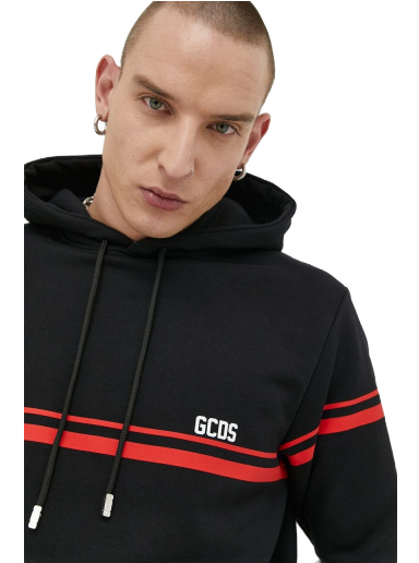 Світшоти GCDS Low Logo Band Hoodie чорний | SS23M100158