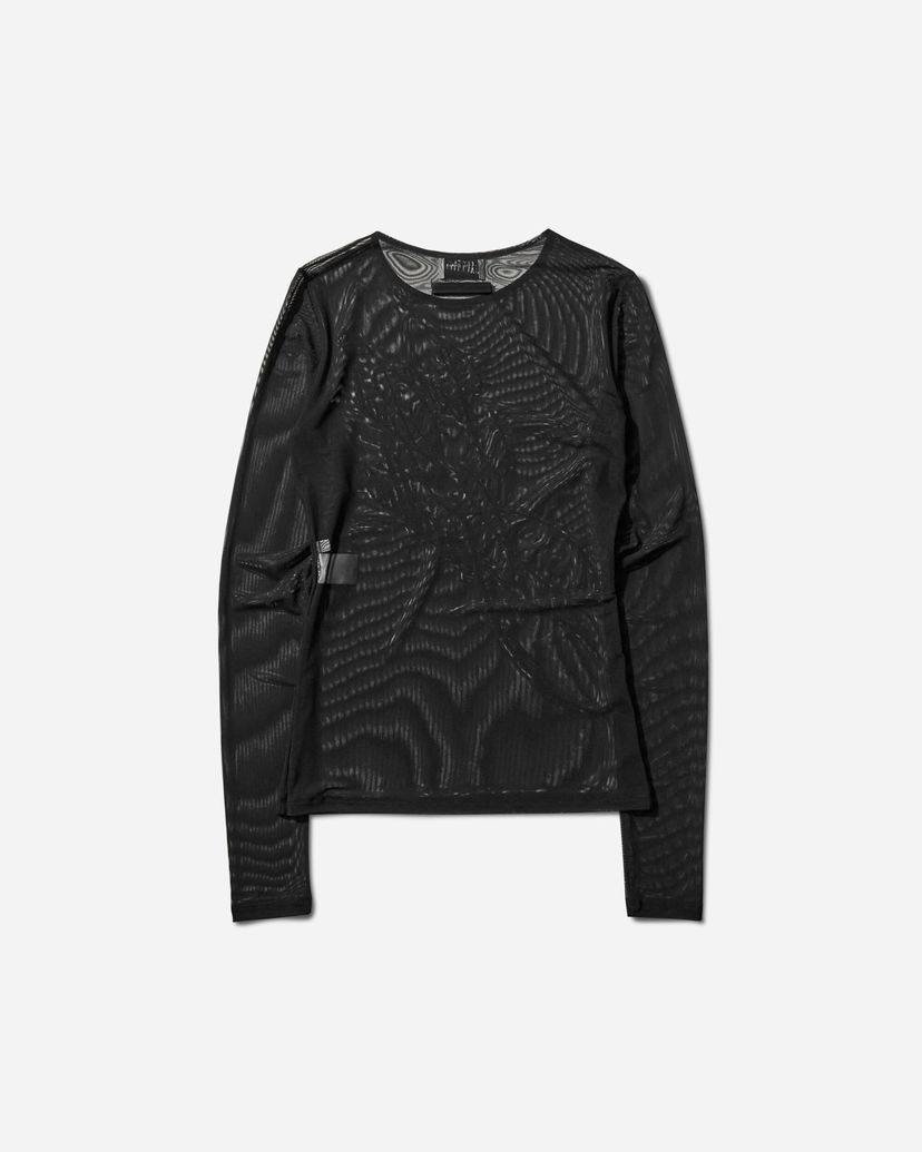 Футболки i безрукавка Jean Paul Gaultier Sequin Longsleeve Top чорний | 2503WTO339M001 00