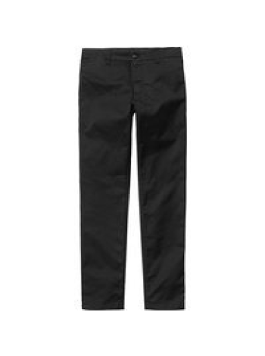 Штани і джинси Carhartt WIP Sid, nero rinsed чорний | I003367.89.02