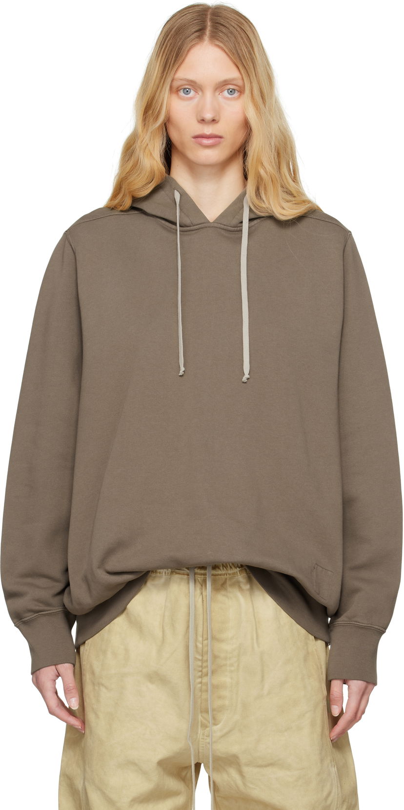 Світшоти Rick Owens Rick Owens DRKSHDW Hollywood Oversized Hoodie Коричневий | DS01E3241 FP