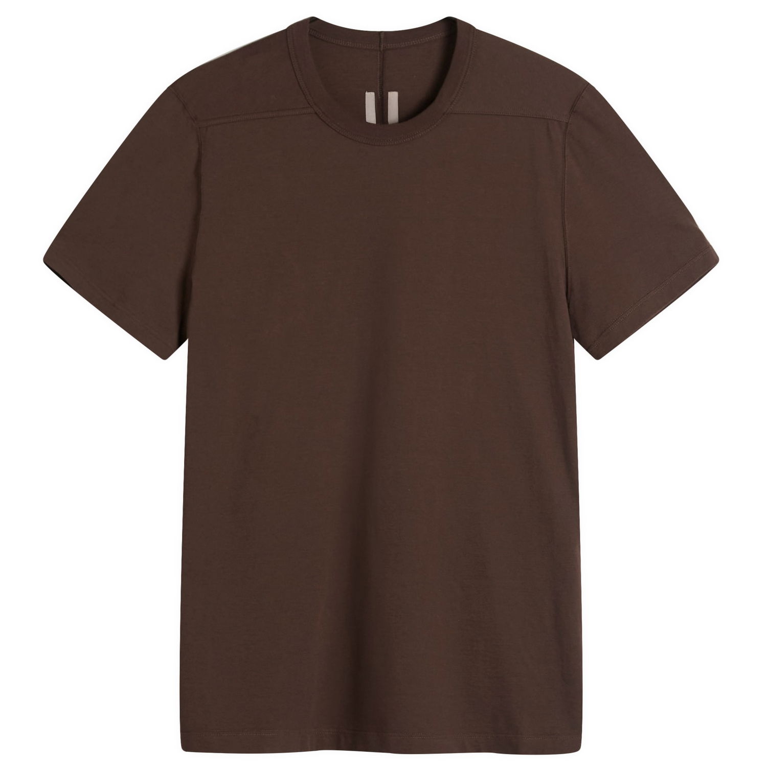 Футболка Rick Owens Rick Owens Short Level T-Shirt, Size Large Коричневий | RU02E1265-JA-78, 0