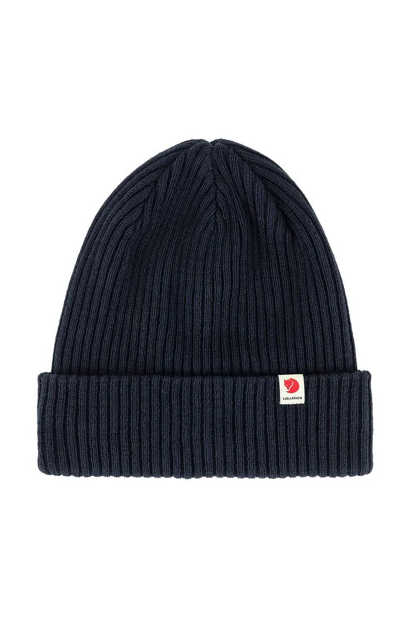 Шапка FJÄLLRÄVEN Ribbed Beanie Синій | F13100184.555