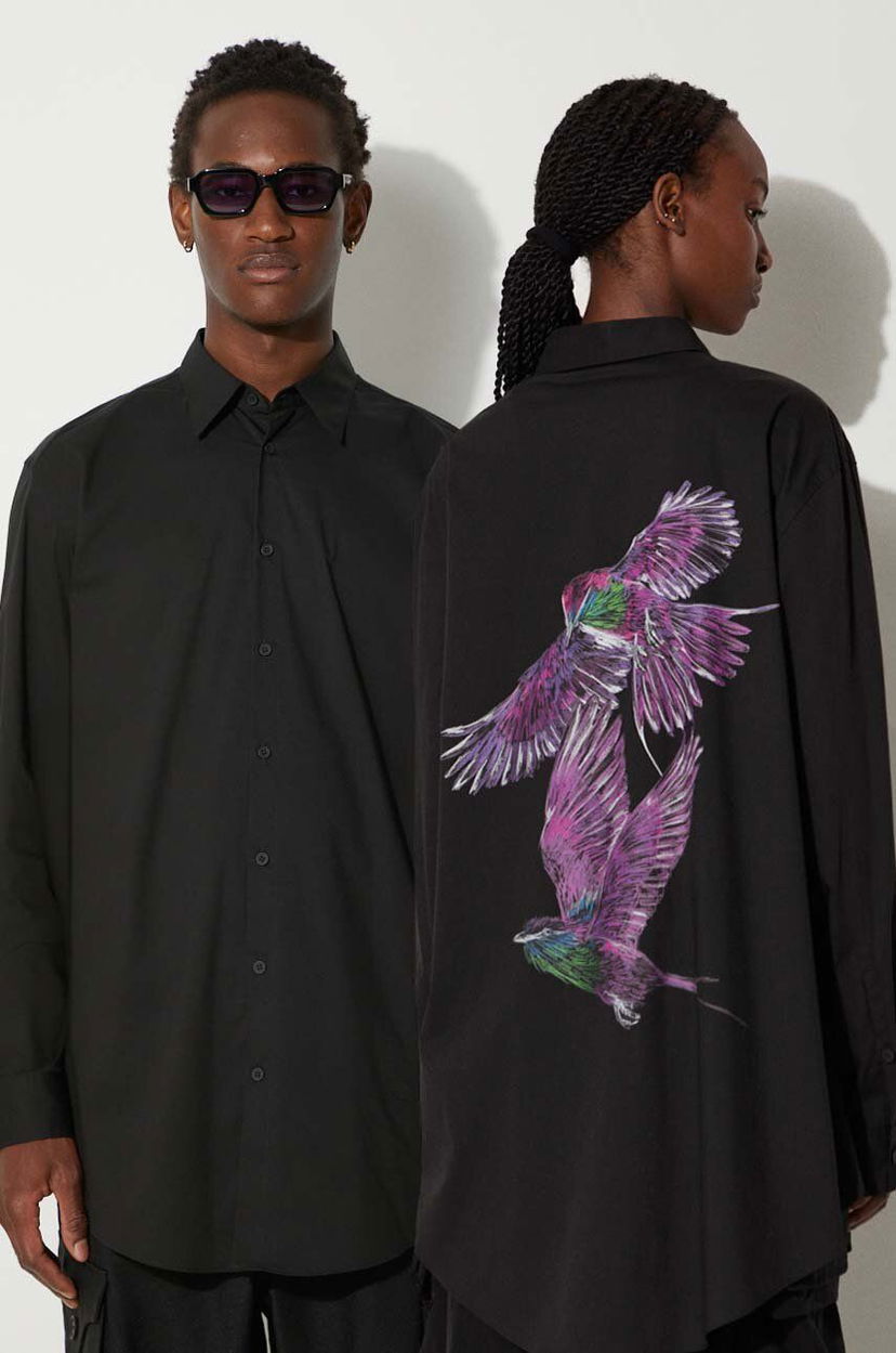 Сорочка Y-3 Relaxed Graphic Shirt чорний | JE9274