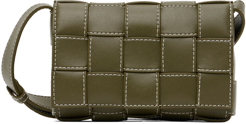 Сумка Bottega Veneta Bottega Veneta Small Cassette Shoulder Bag Зелений | 763686V39K0