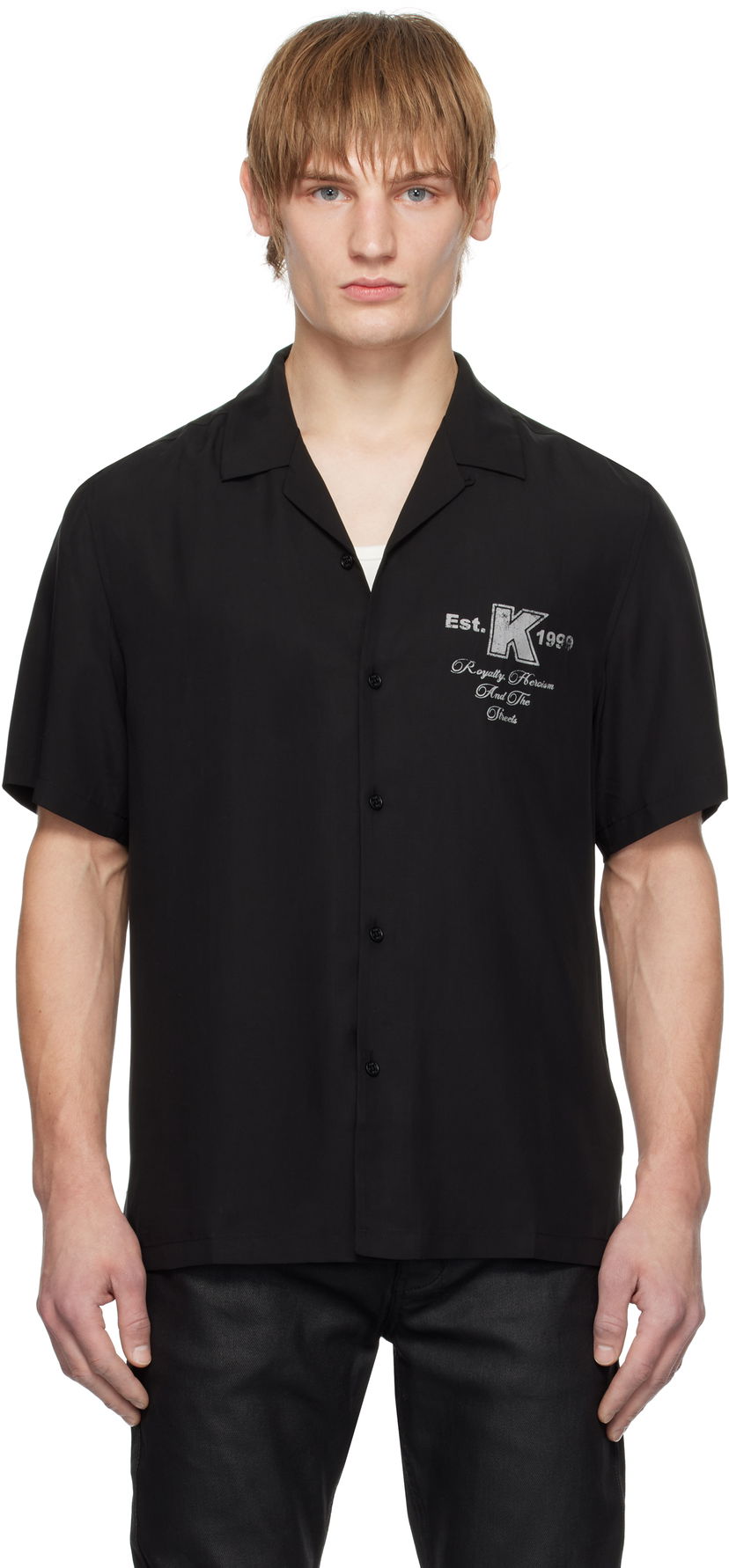 Сорочка Ksubi Black Resort Shirt чорний | MPS25SH006