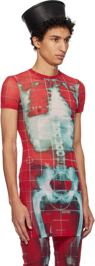 плаття Jean Paul Gaultier Jean Paul Gaultier 'The Squeletor' Minidress Червоний | 25/33-F-RO310-T580-3058, 4