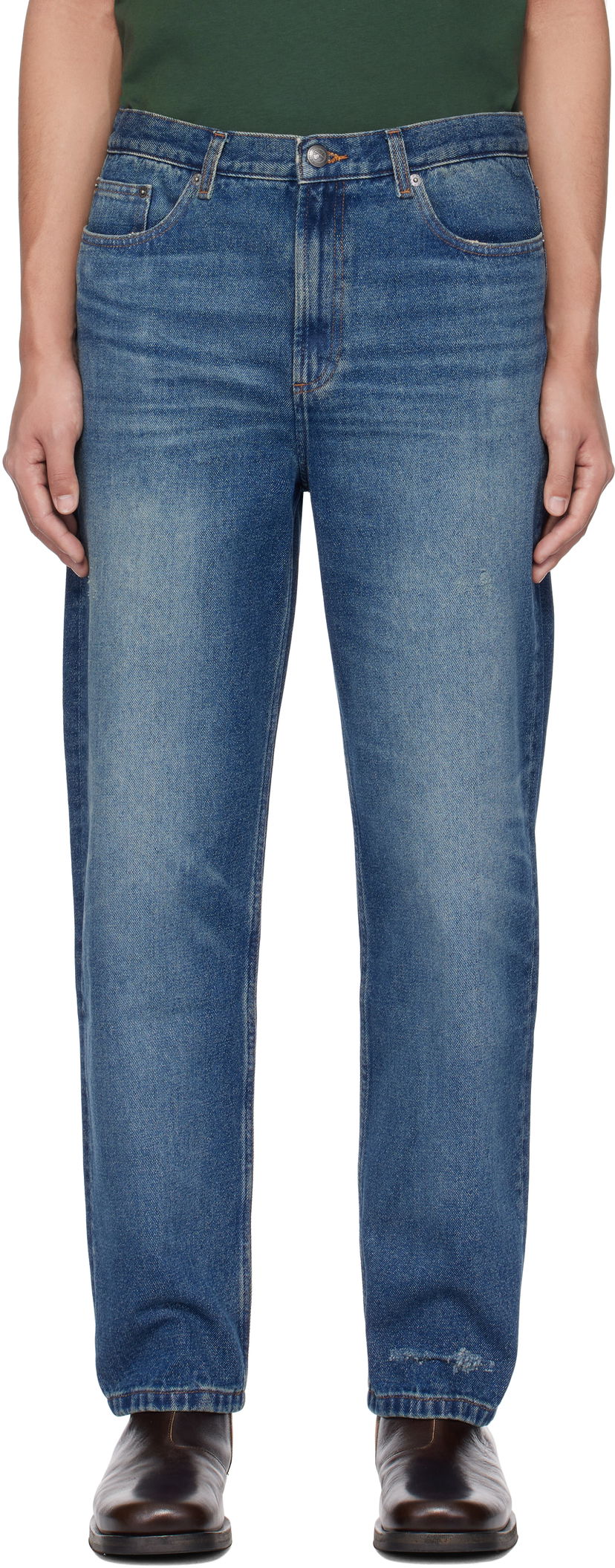 Джинси A.P.C. Martin Straight-Leg Jeans Синій | COHFC-H09121