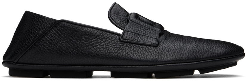 Кросівки та взуття Dolce & Gabbana Driver Loafers чорний | A50583A8034