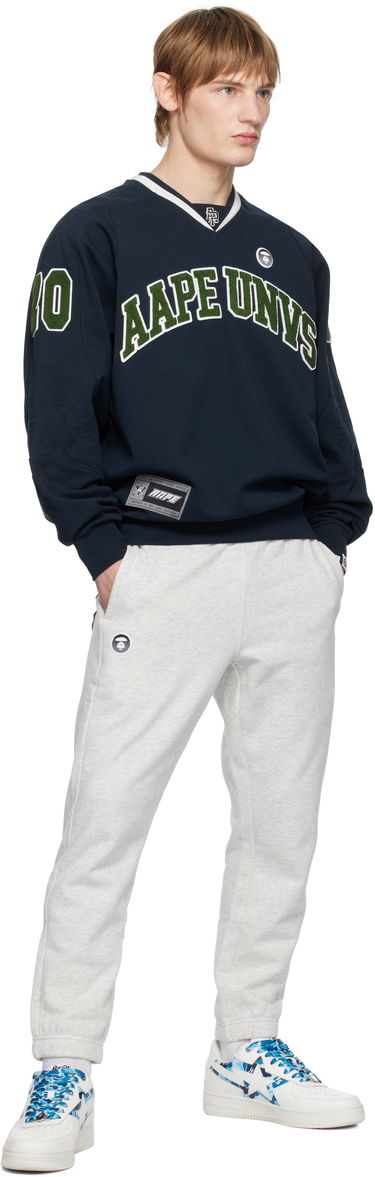 Спортивні штани AAPE by A Bathing Ape AAPE by A Bathing Ape Main Sweatpants Сірий | AAPPTMB638XANWH2, 3