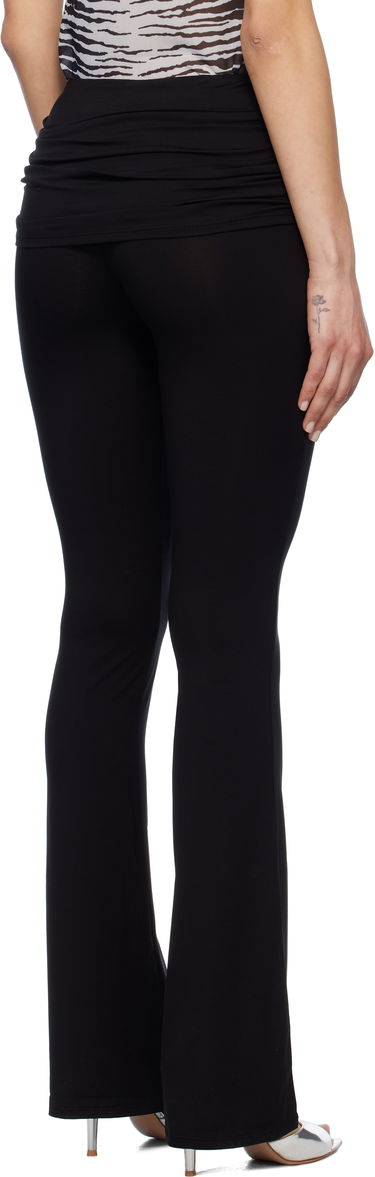 Легінси Miaou Miaou Alana Foldover Flare Trousers чорний | 1039TJBBLK, 2
